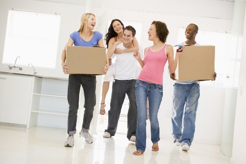 House removalists loading furniture for a Maida Vale home move