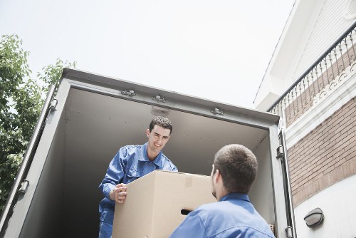 Local moving van prepared for house removals around Maida Vale