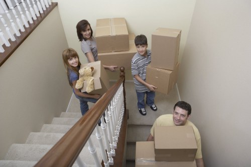 Careful furniture handling during a local flat move in Maida Vale
